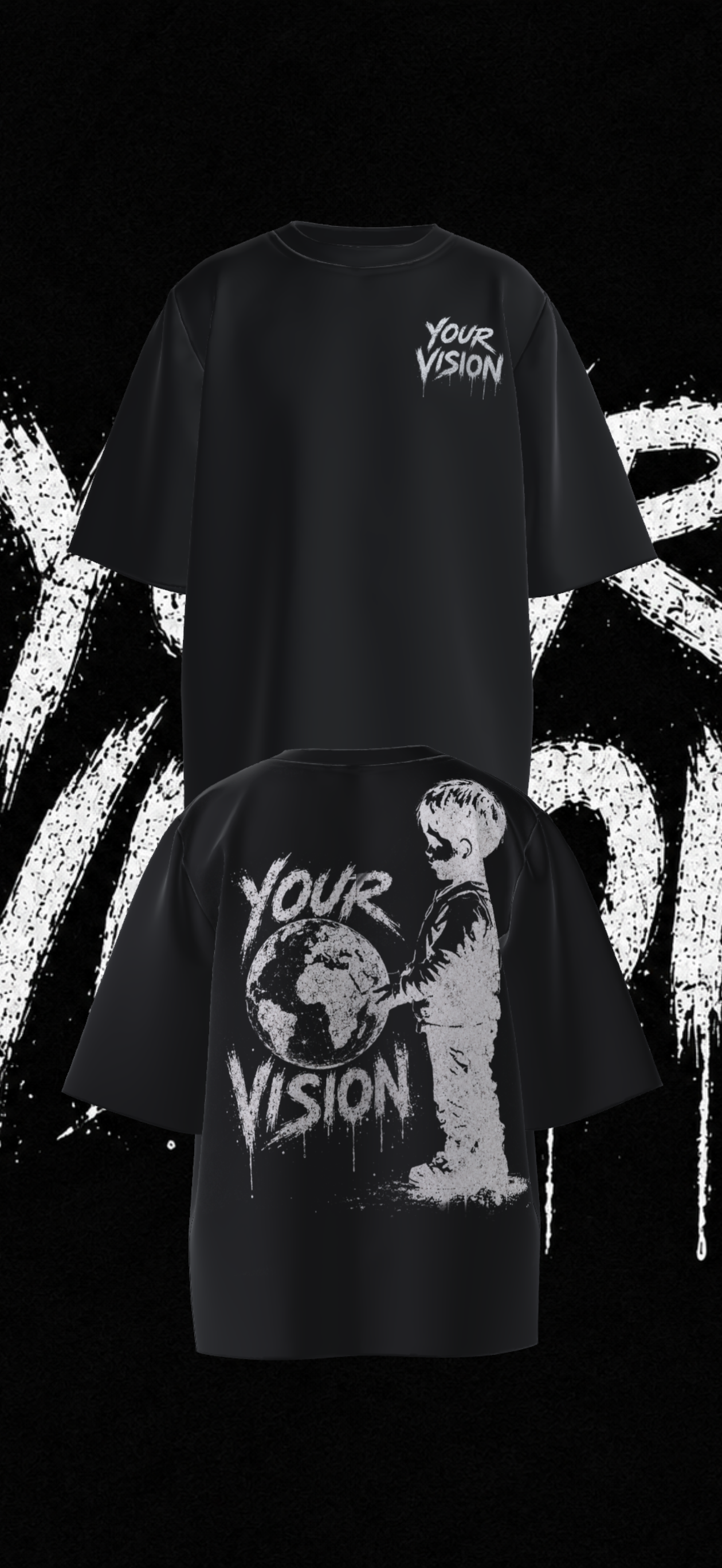 YourVision Black Tee
